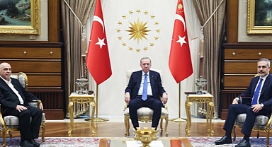 الرئيس أردوغان يلتقي وفداً من حركة حماس